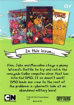 2014 Cryptozoic Adventure Time #7 Issue 12, Cover C Back