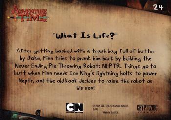 2014 Cryptozoic Adventure Time #24 What is Life? Back