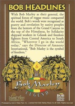 1995 Island Vibes The Bob Marley Legend #6 One Love Music Back
