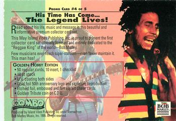 1995 Island Vibes The Bob Marley Legend - Promos #4 Combo Back