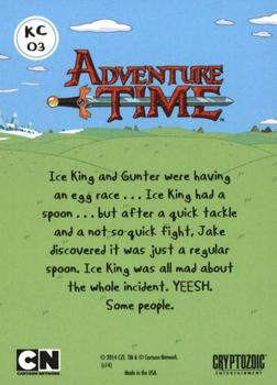 2014 Cryptozoic Adventure Time - Katie Cook Puzzle Set #KC-03 Ice King / Gunter Back