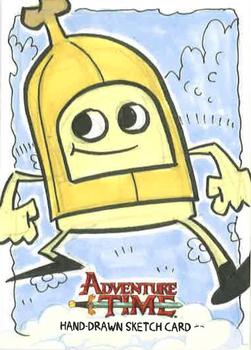 2014 Cryptozoic Adventure Time - Sketch Artists #NNO Denver Brubaker Front
