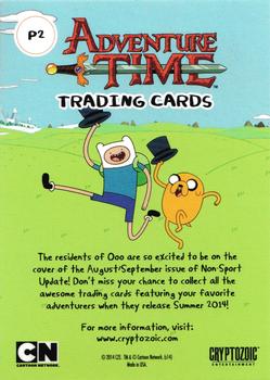 2014 Cryptozoic Adventure Time - Promos #P2 Adventure Time Back