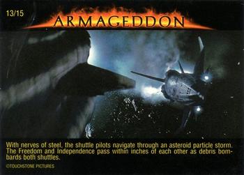 1998 Nestle Armageddon #13 With nerves of steel, the shuttle... Back
