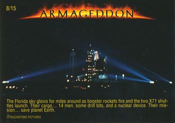 1998 Nestle Armageddon #8 The Florida sky glows for miles... Back