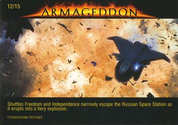 1998 Nestle Armageddon #12 Shuttles Freedom and Independence... Back