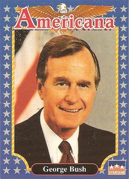 1992 Starline Americana #1 George Bush Front