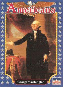 1992 Starline Americana #10 George Washington Front