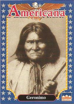 1992 Starline Americana #17 Geronimo Front