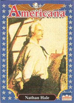 1992 Starline Americana #24 Nathan Hale Front