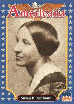 1992 Starline Americana #31 Susan B. Anthony Front