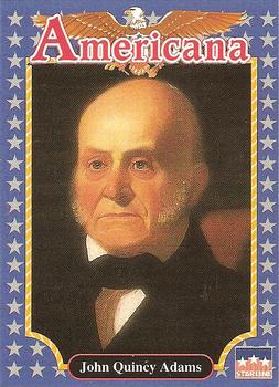 1992 Starline Americana #37 John Quincy Adams Front