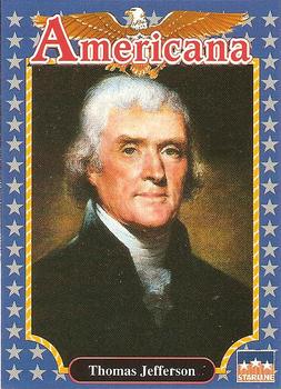1992 Starline Americana #39 Thomas Jefferson Front