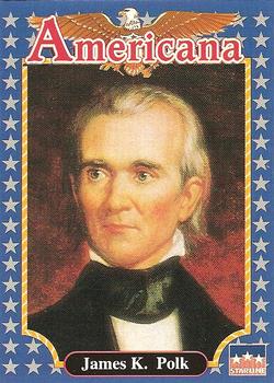 1992 Starline Americana #43 James K. Polk Front