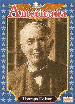 1992 Starline Americana #46 Thomas Edison Front