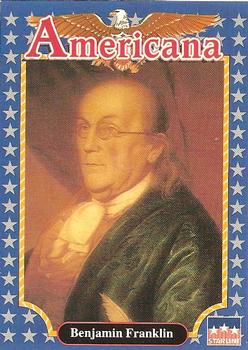 1992 Starline Americana #54 Benjamin Franklin Front