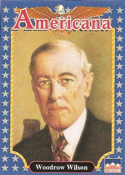 1992 Starline Americana #63 Woodrow Wilson Front