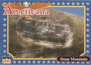1992 Starline Americana #92 Stone Mountain Confederate Memorial Front