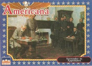1992 Starline Americana #109 Surrender at Appomatox Front