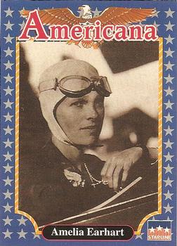 1992 Starline Americana #121 Amelia Earhart Front