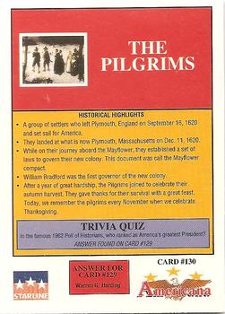 1992 Starline Americana #130 The Pilgrims Back