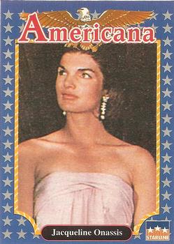1992 Starline Americana #132 Jacqueline Onassis Front