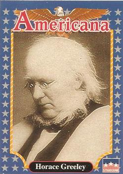 1992 Starline Americana #151 Horace Greeley   Front