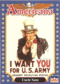 1992 Starline Americana #155 Uncle Sam Front