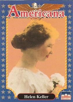 1992 Starline Americana #166 Helen Keller Front