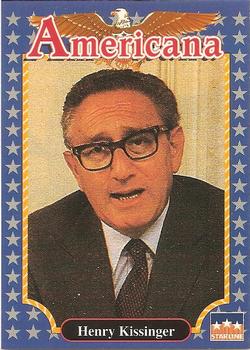 1992 Starline Americana #183 Henry Kissinger Front
