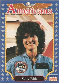 1992 Starline Americana #198 Sally Ride Front