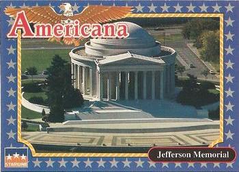 1992 Starline Americana #204 Jefferson Memorial Front