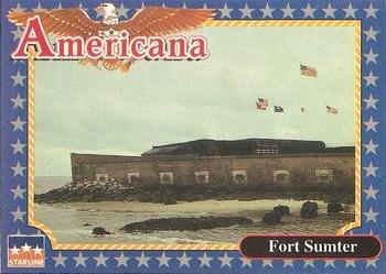 1992 Starline Americana #206 Fort Sumter Front
