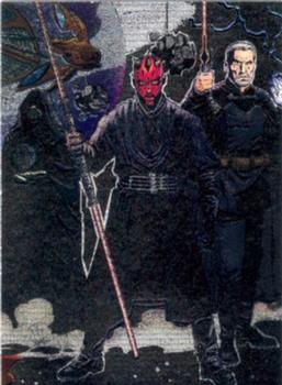 2004 Topps Heritage Star Wars - Hobby Etched Foil Wave 1 #4 Darth Maul, Palpatine, Count Dooku Front