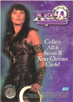 1998 Topps Xena: Warrior Princess Series II - Chrome #XC2 Gabrielle Back