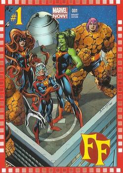 2013 Upper Deck Marvel Now! - Cutting Edge Covers Variants #107-MB FF #1 Front