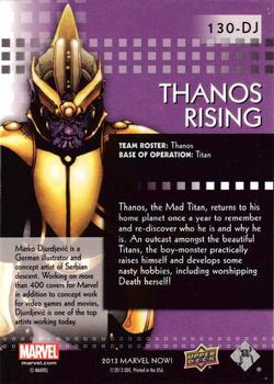 2013 Upper Deck Marvel Now! - Cutting Edge Covers Variants #130-DJ Thanos Rising Back