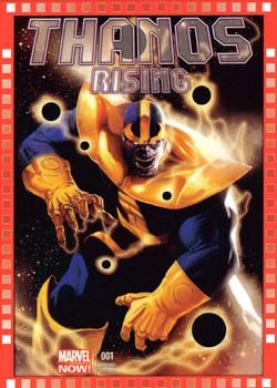 2013 Upper Deck Marvel Now! - Cutting Edge Covers Variants #130-DJ Thanos Rising Front
