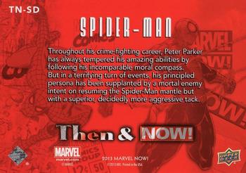 2013 Upper Deck Marvel Now! - Then & Now! #TN-SD Spider-Man Back