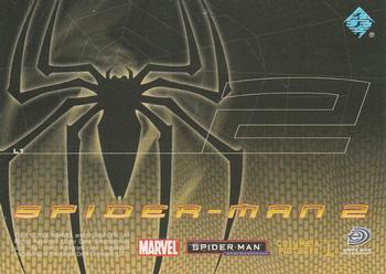 2004 Upper Deck Spider-Man 2 - Lenticular Cards #L1 Doc Ock Tosses a Cab Back