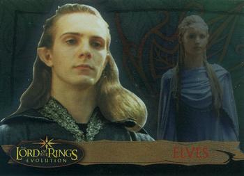 2006 Topps Lord of the Rings Evolution #52 Elves Front