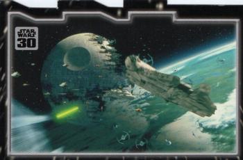 2007 Topps Star Wars 30th Anniversary - Triptych Puzzle Pieces #NNO Insurmountable Odds 3 Front