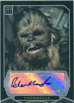 2007 Topps Star Wars 30th Anniversary - Autographs #NNO Peter Mayhew Front