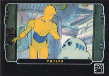 2007 Topps Star Wars 30th Anniversary - Animation Cels #3 Droids Front