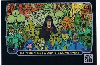 2007 Topps Star Wars 30th Anniversary - Animation Cels #6 Cartoon Network's Clone Wars Front