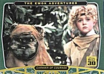 2007 Topps Star Wars 30th Anniversary - Gold #94 The Ewok Adventures Front