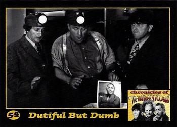 2014 RRParks Chronicles of the Three Stooges #54 Dutiful But Dumb Front