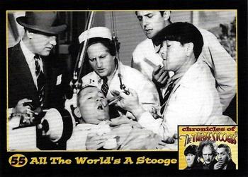 2014 RRParks Chronicles of the Three Stooges #55 All The World's A Stooge Front