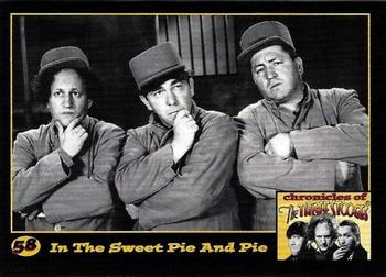 2014 RRParks Chronicles of the Three Stooges #58 In The Sweet Pie And Pie Front