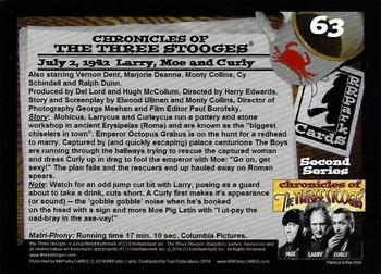 2014 RRParks Chronicles of the Three Stooges #63 Matri-Phony Back